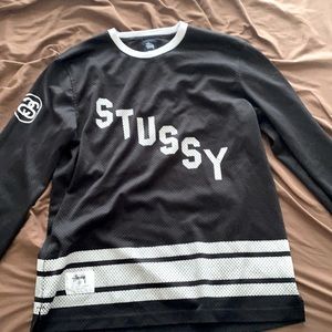 RARE Stussy All City Champs Hockey Mesh #80 Long Sleeve Jersey